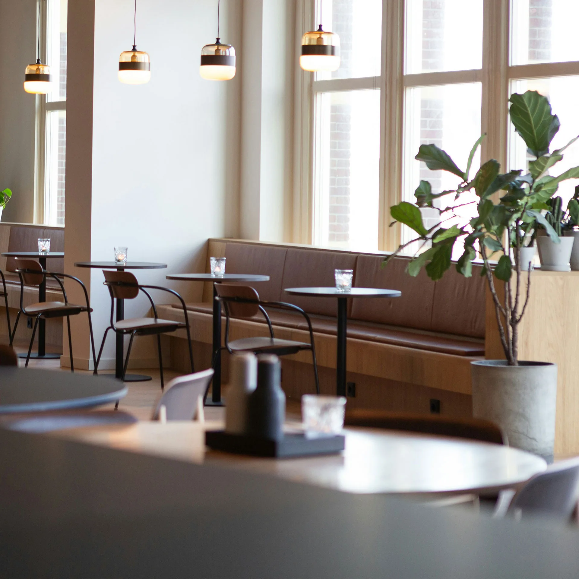 Miljöbild över fikarum på kontor